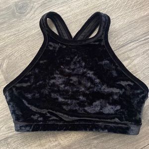 Beyond Yoga Crushed Velvet Bra